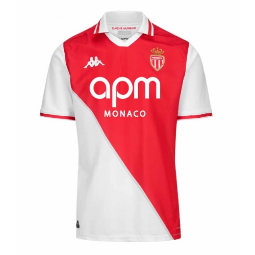 AS Monaco Domaci Dres 2024-25 Kratak Rukav